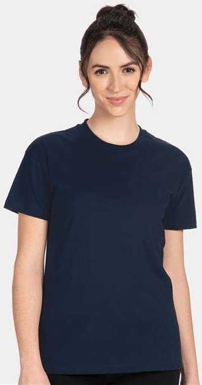 Next Level 3910 Women's Cotton Relaxed T-Shirt - Midnight Navy" - "HIT a Double