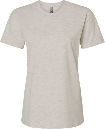 Next Level 3910 Women's Cotton Relaxed T-Shirt - Oatmeal" - "HIT a Double