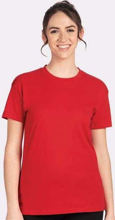 Next Level 3910 Women's Cotton Relaxed T-Shirt - Red" - "HIT a Double