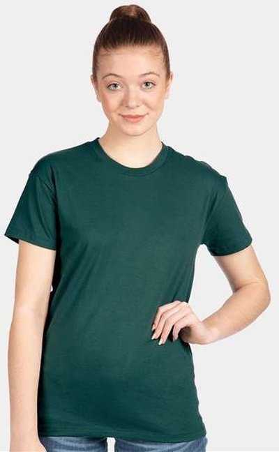 Next Level 3910 Women's Cotton Relaxed T-Shirt - Royal Pine" - "HIT a Double