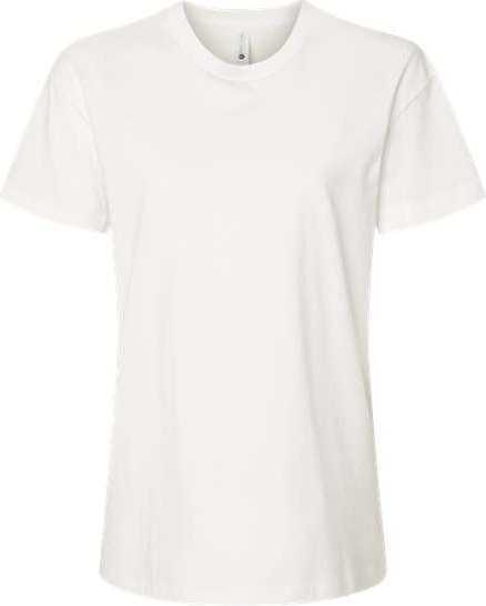 Next Level 3910 Women's Cotton Relaxed T-Shirt - White" - "HIT a Double