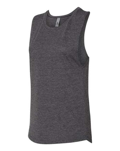 Next Level 5013 Womens Festival Muscle Tank - Charcoal - HIT a Double