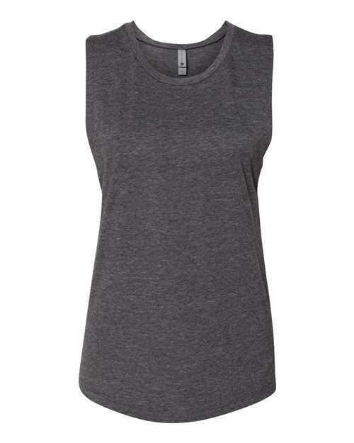 Next Level 5013 Womens Festival Muscle Tank - Charcoal - HIT a Double