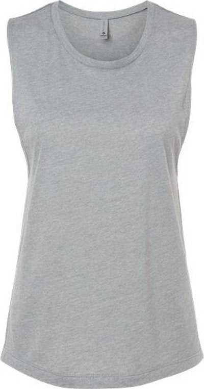Next Level 5013 Womens Festival Muscle Tank - Heather Gray" - "HIT a Double