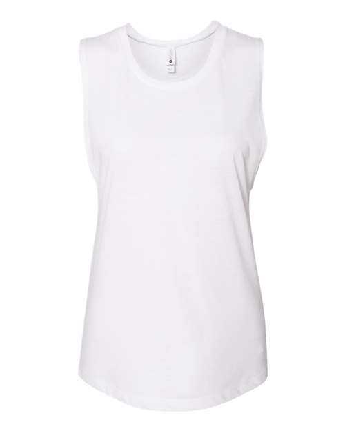 Next Level 5013 Womens Festival Muscle Tank - White - HIT a Double