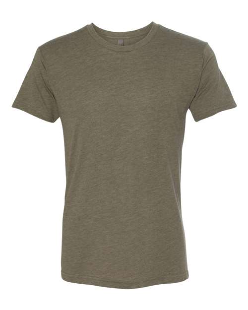 Next Level 6010 Triblend Short Sleeve Crew - Military Green - HIT a Double
