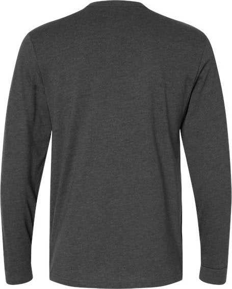 Next Level 6211 Unisex CVC Long Sleeve T-Shirt - Charcoal&quot; - &quot;HIT a Double
