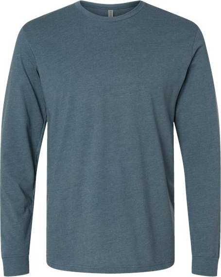 Next Level 6211 Unisex CVC Long Sleeve T-Shirt - Indigo" - "HIT a Double