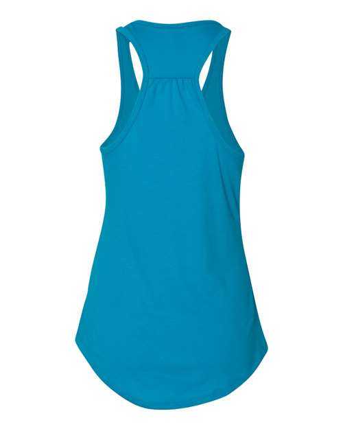 Next Level 6338 Women&#39;s Gathered Racerback Tank - Turquoise - HIT a Double