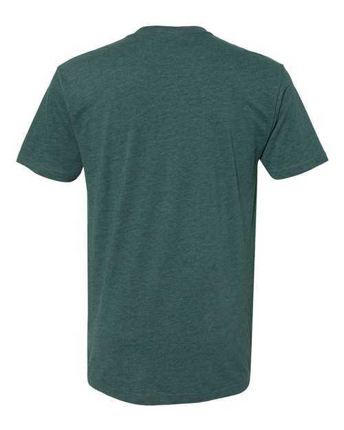 Next Level 6410 Unisex Sueded Crew - Heather Forest Green - HIT a Double
