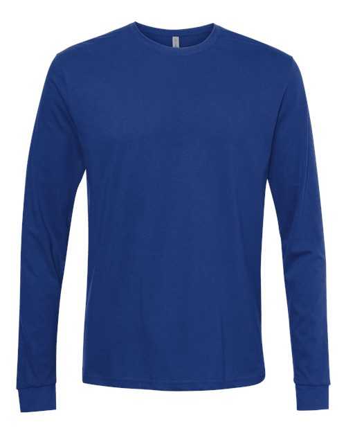 Next Level 6411 Sueded Long Sleeve Crew - Royal - HIT a Double