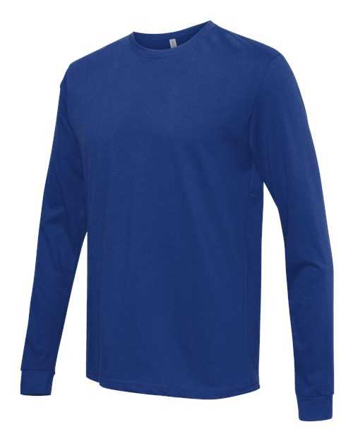 Next Level 6411 Sueded Long Sleeve Crew - Royal - HIT a Double