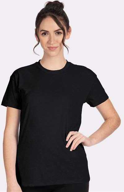 Next Level 6600 Women's CVC Relaxed T-Shirt - Black" - "HIT a Double