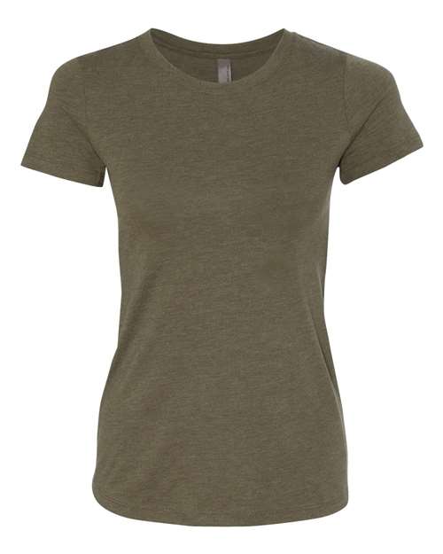 Next Level 6710 Womens Triblend Short Sleeve Crew - Military Green - HIT a Double