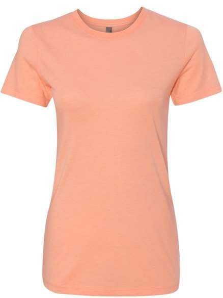 Next Level 6710 Womens Triblend T-Shirt - Vintage Light Orange" - "HIT a Double