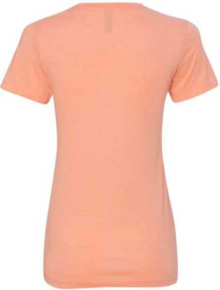 Next Level 6710 Womens Triblend T-Shirt - Vintage Light Orange&quot; - &quot;HIT a Double
