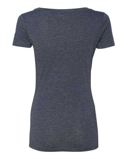 Next Level 6730 Womens Triblend Short Sleeve Scoop - Vintage Navy - HIT a Double