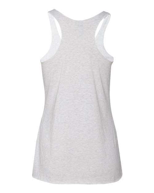 Next Level 6733 Womens Triblend Racerback Tank - Heather White - HIT a Double