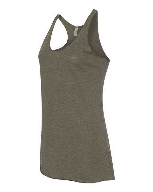 Next Level 6733 Womens Triblend Racerback Tank - Military Green - HIT a Double