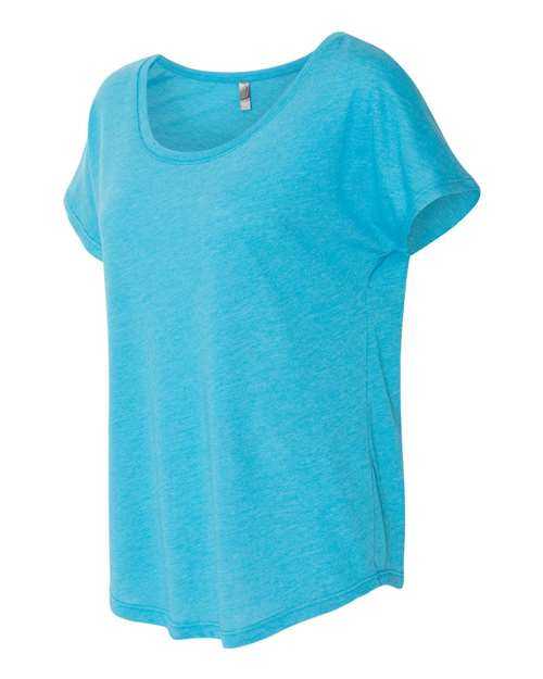 Next Level 6760 Womens Triblend Short Sleeve Dolman - Vintage Turquoise - HIT a Double