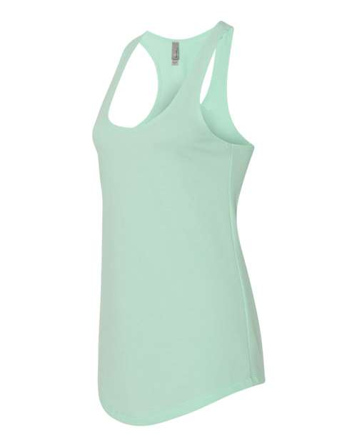 Next Level 6933 Womens Lightweight French Terry Racerback Tank - Mint - HIT a Double - 2
