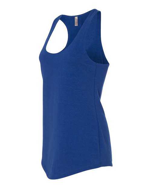 Next Level 6933 Womens Lightweight French Terry Racerback Tank - Royal - HIT a Double - 2