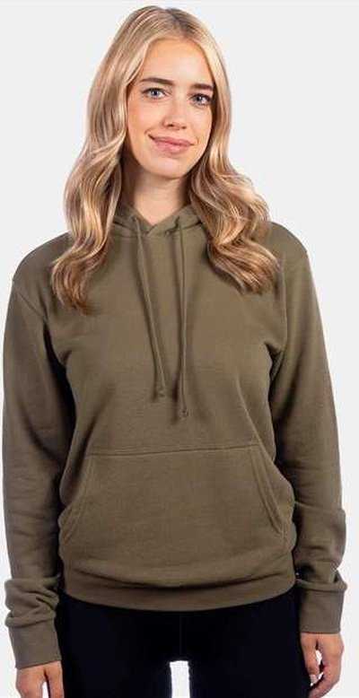 Next Level 9304 Unisex Laguna Sueded Hoodie - Military Green&quot; - &quot;HIT a Double