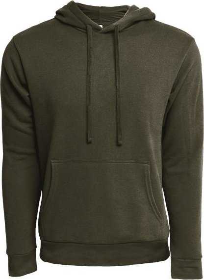 Next Level 9304 Unisex Laguna Sueded Hoodie - Military Green" - "HIT a Double