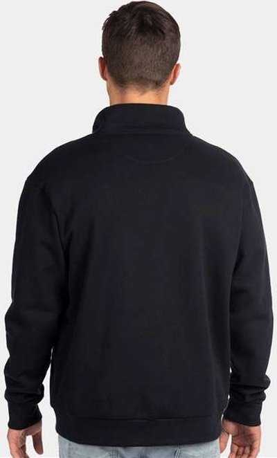 Next Level 9643 Unisex Fleece Quarter-Zip Pullover - Black - HIT a Double