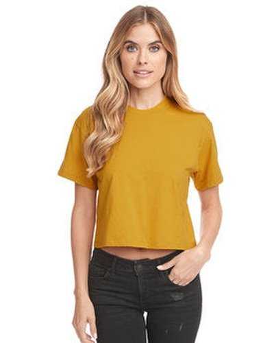 Next Level Apparel 1580NL Ladies&#39; Ideal Crop T-Shirt - Antique Gold - HIT a Double