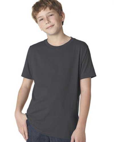 Next Level Apparel 3310 Youth Boys Cotton Crew - Heavy Metal - HIT a Double
