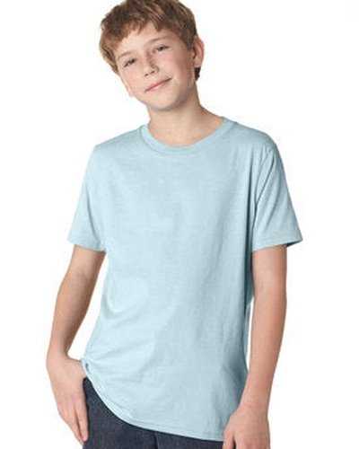 Next Level Apparel 3310 Youth Boys Cotton Crew - Light Blue - HIT a Double