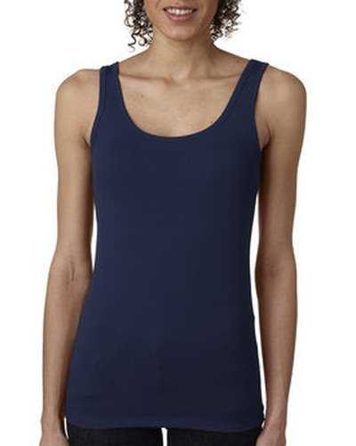 Next Level Apparel 3533 Ladies' Spandex Jersey Tank - Midnight Navy - HIT a Double