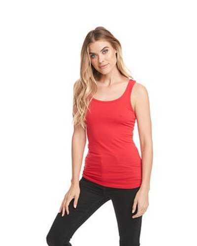 Next Level Apparel 3533 Ladies' Spandex Jersey Tank - Red - HIT a Double