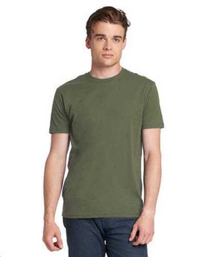 Next Level Apparel 3600 Unisex Cotton T-Shirt - Military Green - HIT a Double