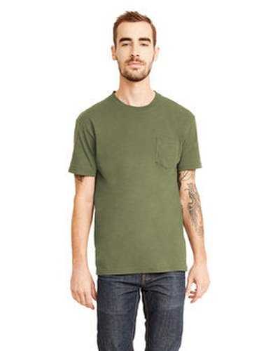 Next Level Apparel 3605 Unisex Pocket Crew - Military Green - HIT a Double