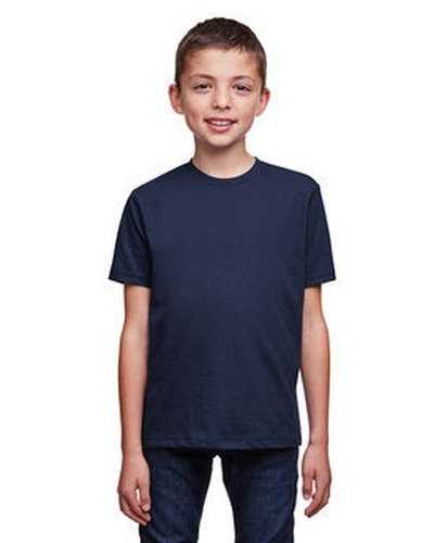Next Level Apparel 4212 Youth Eco Performance Crewneck T-Shirt - Midnight Navy - HIT a Double