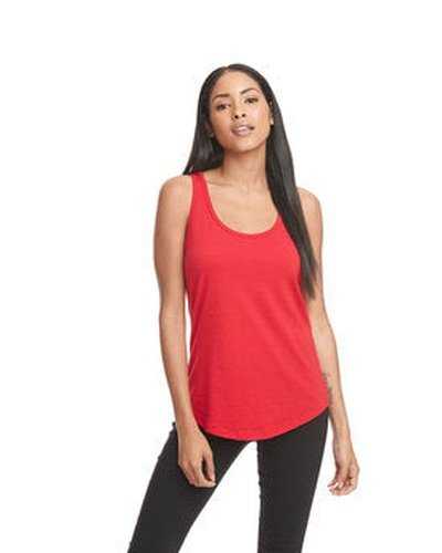 Next Level Apparel 6338 Ladies&#39; Gathered Racerback Tank - Red - HIT a Double