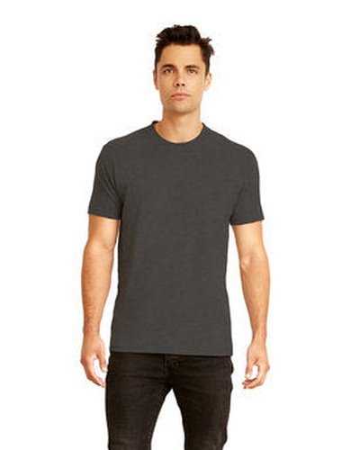 Next Level Apparel 6410 Men&#39;s Sueded Crew - Heather Charcoal - HIT a Double