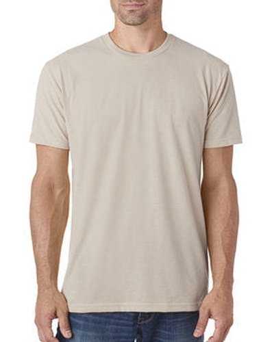 Next Level Apparel 6410 Men's Sueded Crew - Sand - HIT a Double