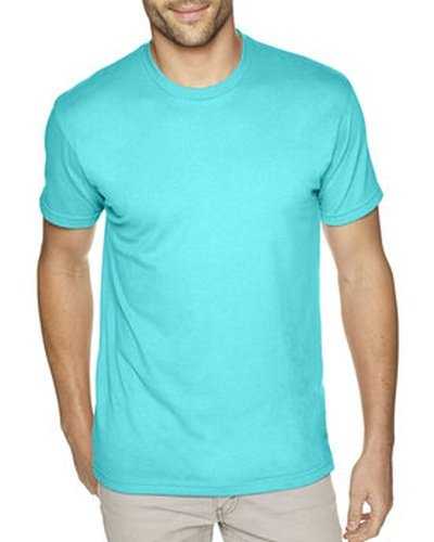 Next Level Apparel 6410 Men&#39;s Sueded Crew - Tahiti Blue - HIT a Double