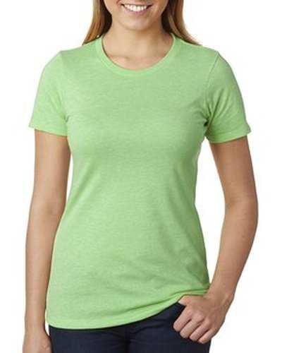 Next Level Apparel 6610 Ladies&#39; CVC T-Shirt - Apple Green - HIT a Double