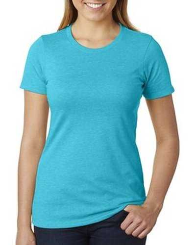 Next Level Apparel 6610 Ladies&#39; CVC T-Shirt - Bondi Blue - HIT a Double
