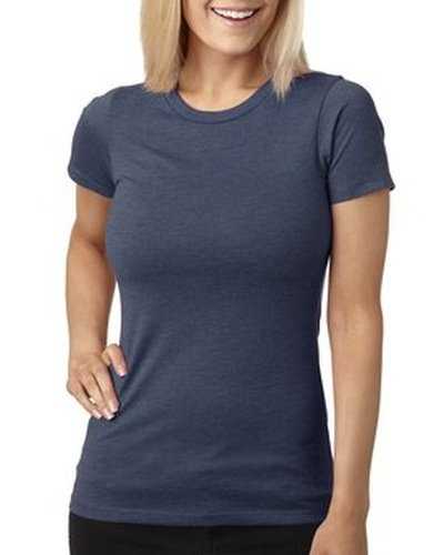 Next Level Apparel 6610 Ladies' CVC T-Shirt - Indigo - HIT a Double