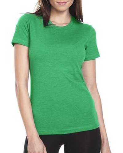 Next Level Apparel 6610 Ladies' CVC T-Shirt - Kelly Green - HIT a Double