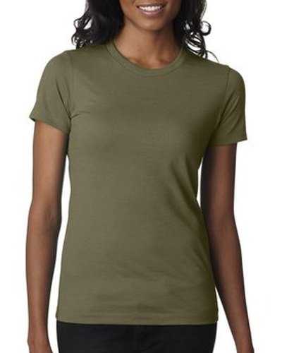 Next Level Apparel 6610 Ladies' CVC T-Shirt - Military Green - HIT a Double