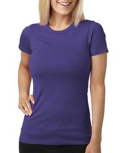 Next Level Apparel 6610 Ladies&#39; CVC T-Shirt - Purple Rush - HIT a Double