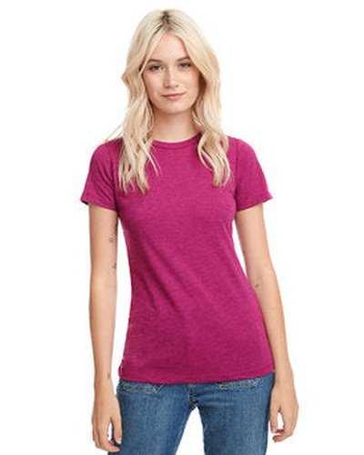 Next Level Apparel 6610 Ladies' CVC T-Shirt - Raspberry - HIT a Double