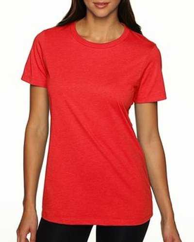 Next Level Apparel 6610 Ladies&#39; CVC T-Shirt - Red - HIT a Double