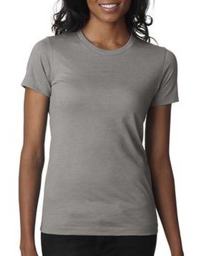 Next Level Apparel 6610 Ladies&#39; CVC T-Shirt - Stone Gray - HIT a Double